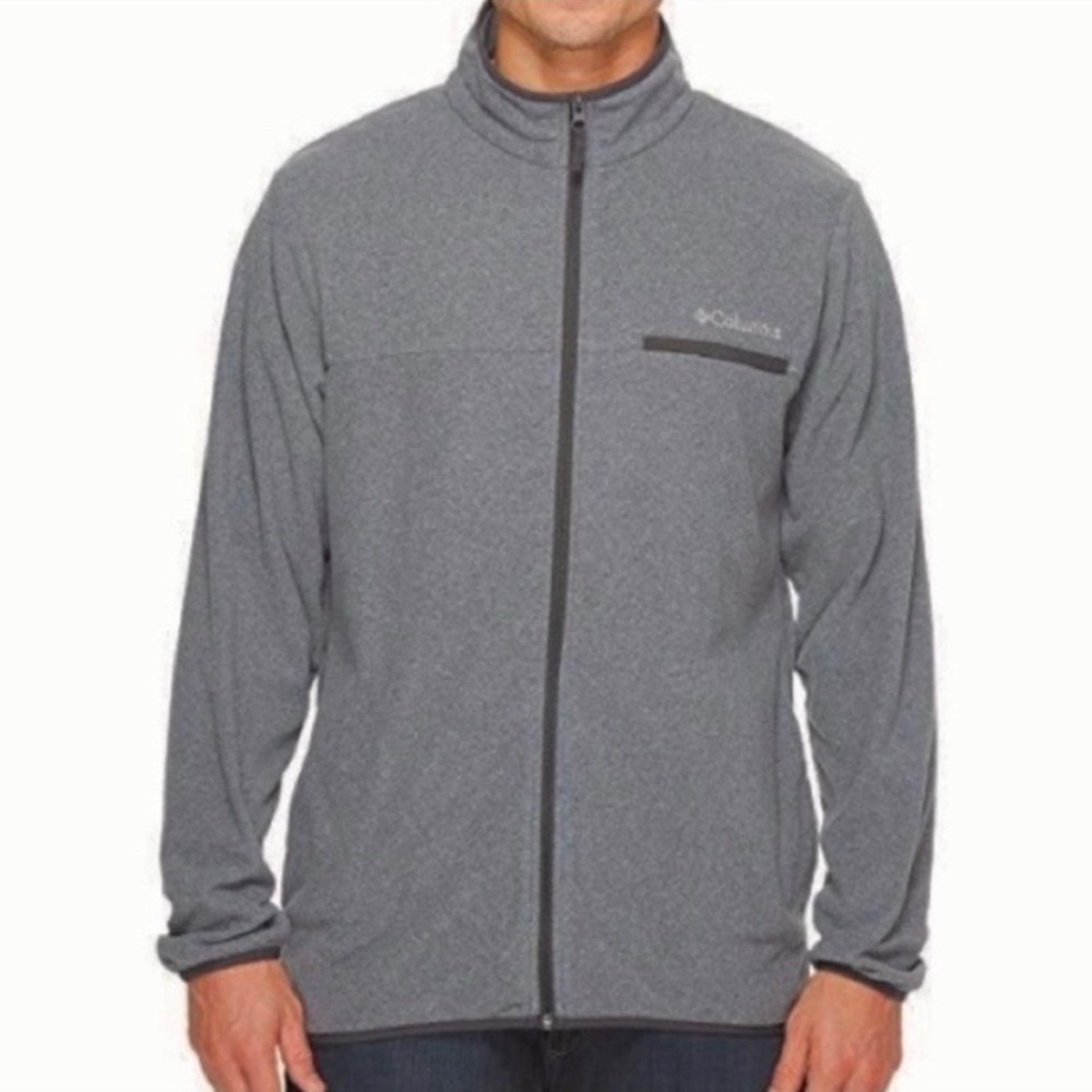 NWT Columbia Men's Zip Up Gray Sweater